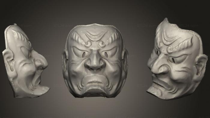 Mask (Samurai Mask Edo Era, MS_0269) 3D models for cnc